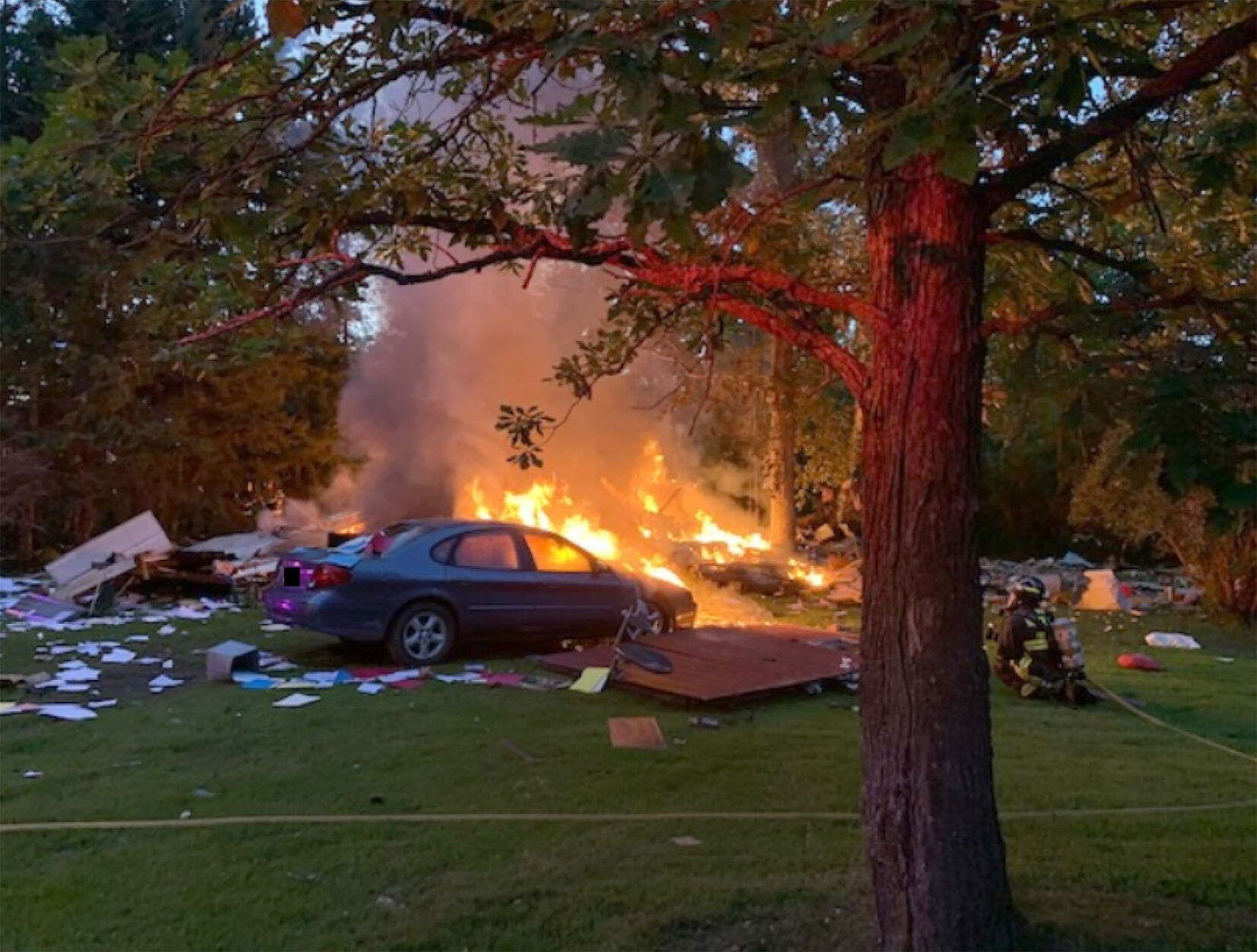 Korhonen Road home explodes